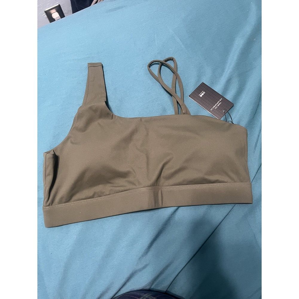 TSL Collection Flourish Sports Bra Olive Grn NWT 4XL Influencer Brand Plus Size